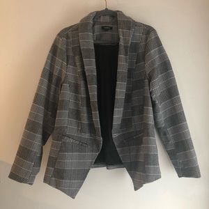 Torrid Plaid open-front blazer